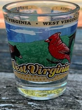 West Virginia Souvenir Shot Glass NEW