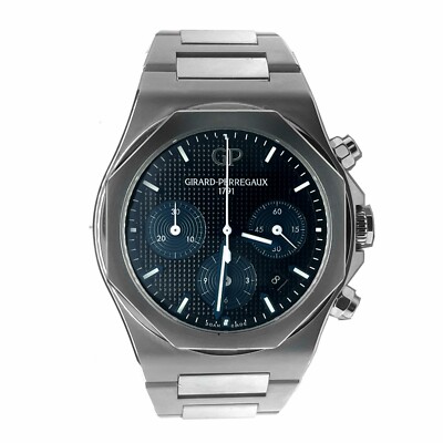 Gerard Perregaux Laureto Stainless Steel Watch 42MM Ref#81020 Full Set