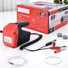 Oil Extraction Pump Car Engine Oil Removal Pump 12V Electric Extractor Compact