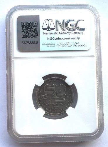 Hawaii 1883 Kalakaua 1/4 Dollar NGC Silver Coin - Picture 2 of 2