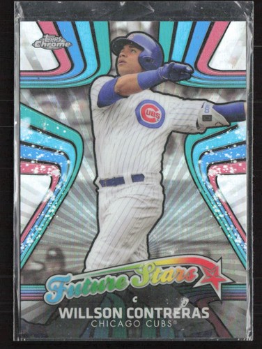 2017 Topps Chrome #FS-2 Willson Contreras Future Stars Chicago Cubs (Z)