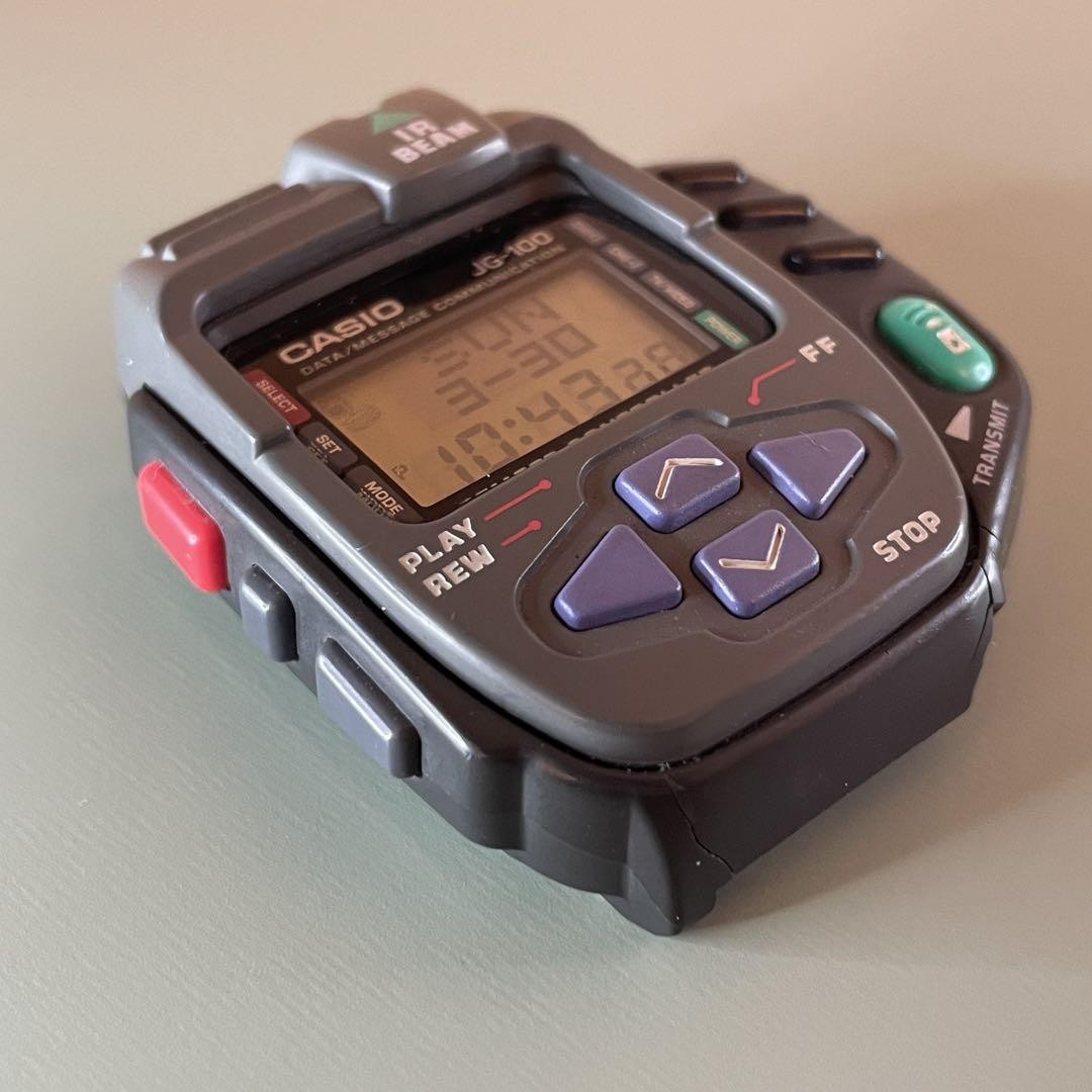 Casio JG100 Cyber Cross Vintage Watch 1994 Japan RARE #555 Casio JG100 Cyber Cross Vintage Watch 1994 Japan RARE #555