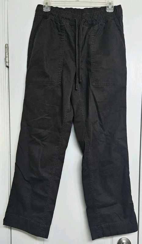 Duluth Trading Co Cargo Pants Women Brown Hiking Work Pockets Stretch Size 10