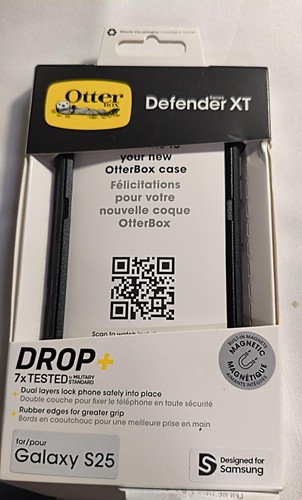 OtterBox Defender XT Clear Phone Case for Galaxy S25, Shockproof & Drop Proof - Zdjęcie 3 z 5