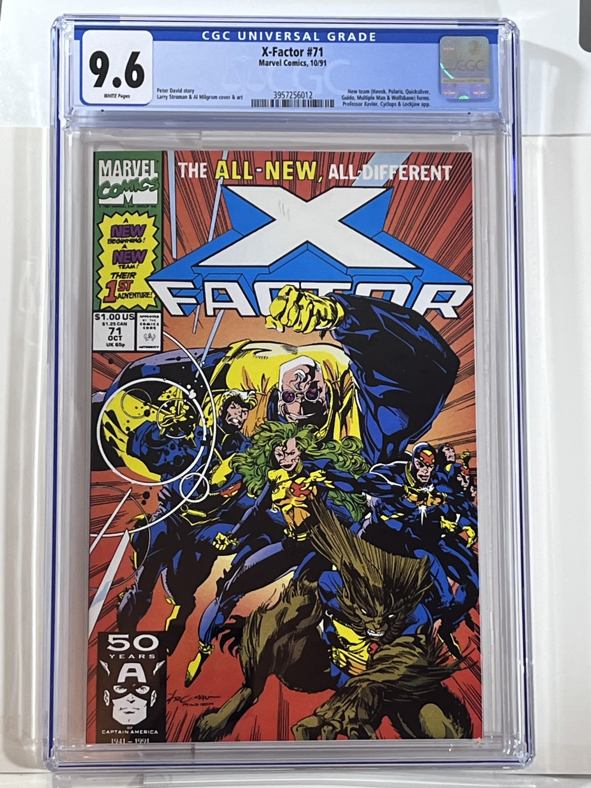 再値下げ❗️X-factor #1 元X-men CGC 9.6 アメコミリーフ