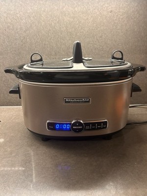 KitchenAid Architect 6-Quart Slow Cooker w/ Easy Serve Lid KSC6222ACS