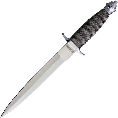 Rough Ryder Wire Wrapped Double Edged Fixed Blade Dagger Knife w/ Sheath 2111