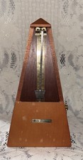 Nice Used Vintage Seth Thomas Wooden Metronome Rhythm Windup Pyramid USA
