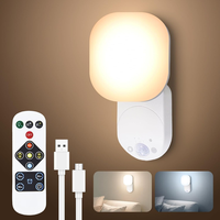 Akku Wandlampe Mit Bewegungsmelder Innen, LED Wandleuchte Bewegungsmelder Mit Fe