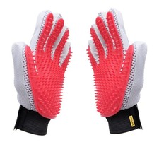 Guantes de aseo Marchul para mascotas guantes de cepillo para gatos para depilación guantes de lavado de perros