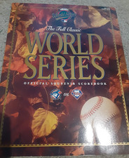 VTG 1993 World Series Official Souvenir Scorebook Phillies VS Blue Jays MLB