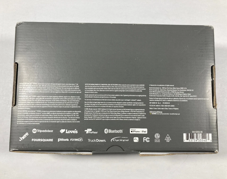 Garmin dezl OTR820 8" Truck GPS Navigation System - Image 4 of 4