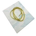 Carolina Bucci Necklace Cord in Sun Gold with 18k Gold Finish End Caps