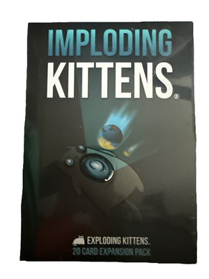 Imploding Kittens Exploding Kittens Card First Expansion Pack Game NEW