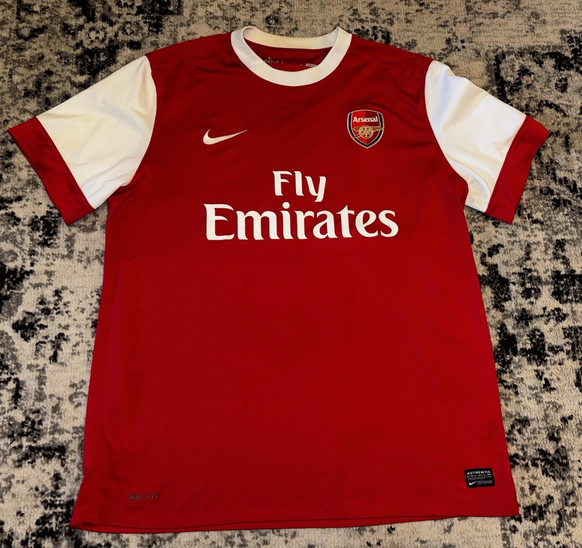 Nike ARSENAL 2010 2011 HOME FOOTBALL SHIRT SOCCER JERSEY