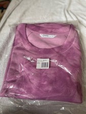 Woman's Sonoma Short Sleeve Sweatshirt 1X blue, pink, camo NIP