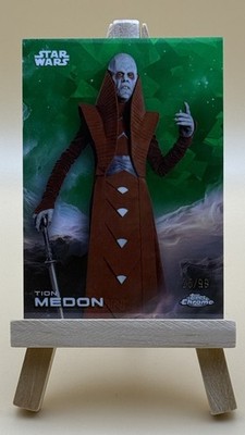2025 Topps Chrome Sapphire Star Wars 183 Ton Medon #25/99