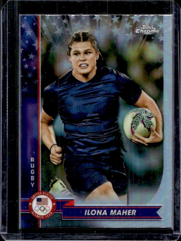 2024 Topps Chrome US Olympics Ilona Maher Refractor #11 USA