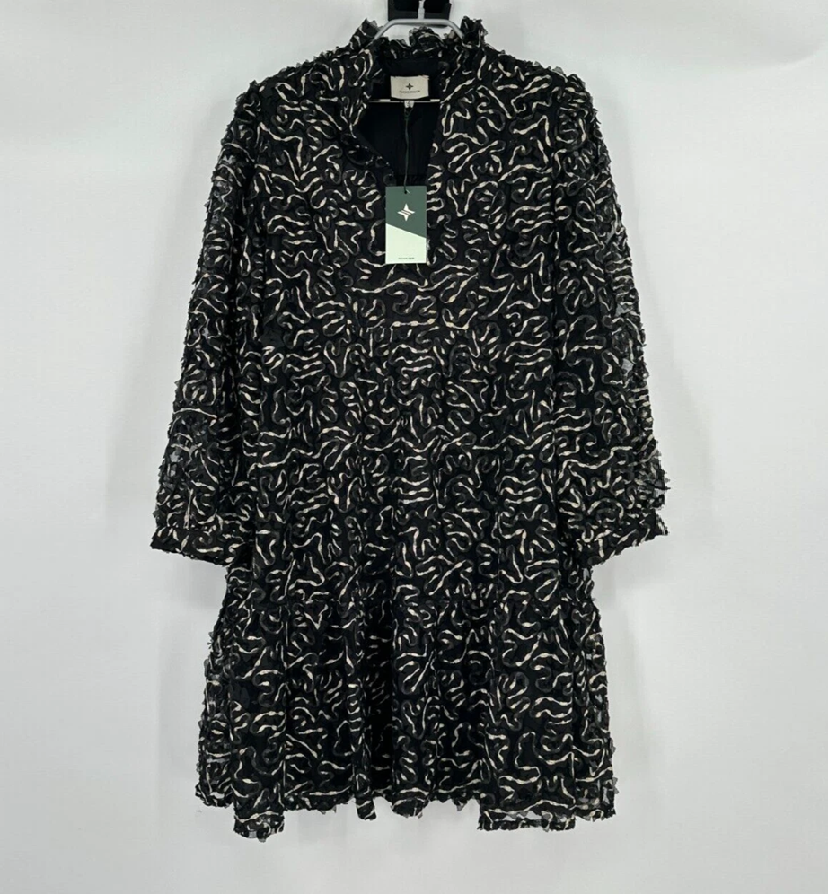 grey long sleeve dress Claude Lightweight Knit Long Sleeve Dress