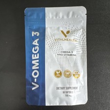 VitalHealth V-Omega 3 & Vitamins Dietary Supp...