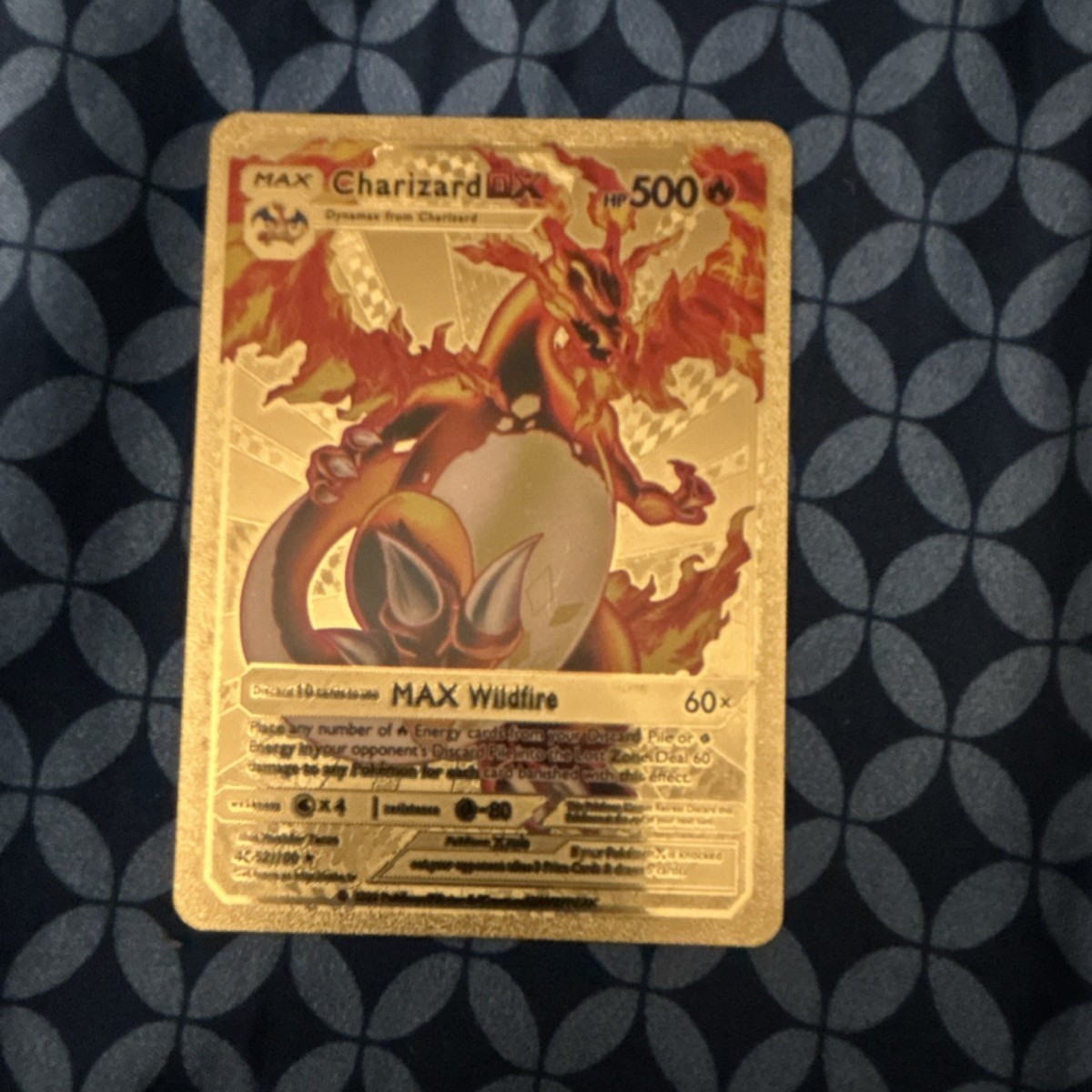 Charizard MAX Gold Foil Pokmon TCG Card 500 HP SWSH066 English | eBay