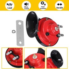 Electric Multi-tone Air Claxon Horn Loud Alarm Kit Metal Marine Boat Motorcycle