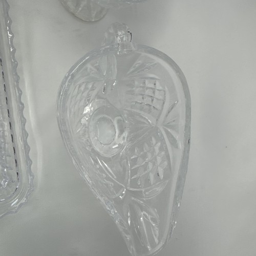 Dublin Crystal Creamer Sugar Small Serving Tray (10”) Shannon Godinger - Picture 2 of 6