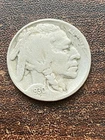 1930 S buffalo nickel 2 feathers a very fine coin. with bad mint  front and back