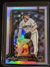🔥Logan Webb 2025 Topps Update #ASG-48 Rainbow Foil Giants