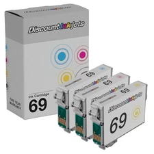 3PK T069 Reman COLOR Ink Cartridge for Epson T069 Stylus CX7400 CX7450 CX8400fax