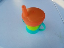 Tupperware Early Ages Sippy Cup Handles Orange Green Teal