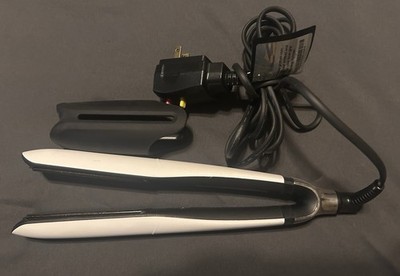 GHD 1'' Platinum+ Styler Flat Iron Hair Straightener, White TESTED WORKS GREAT