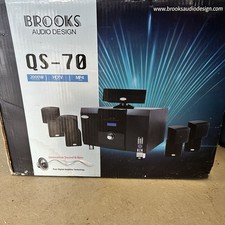 Brooks audio design QS-70 2000w HDMI/ BLUETOOTH