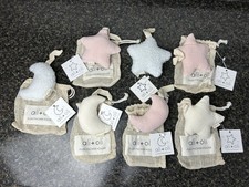 Ali Oli Plush Pacifier Holder Clip Strap Boutique NEW Soft Muslin, Sherpa Lot