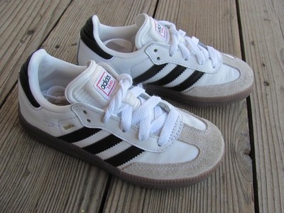 Adidas EVM004001 Samba OG White Leather Low Top Unisex Boys Girls 11-1/2K