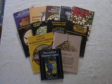 Stained Glass Pattern Design Book Lot Of 12 San Casciani Sibbett Miller Luciano