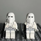LEGO Two Star Wars sw0115 Snowtrooper Hoth Stormtrooper Minifigure Lot Of 2 2D