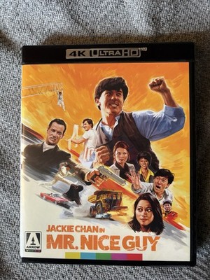 Mr. Nice Guy (1997) Jackie Chan 4K UHD Blu-Ray 2 disc set plus artcards USED