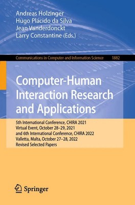 Computer-Human Interaction Research and Applications Andreas Holzinger (u. a.)