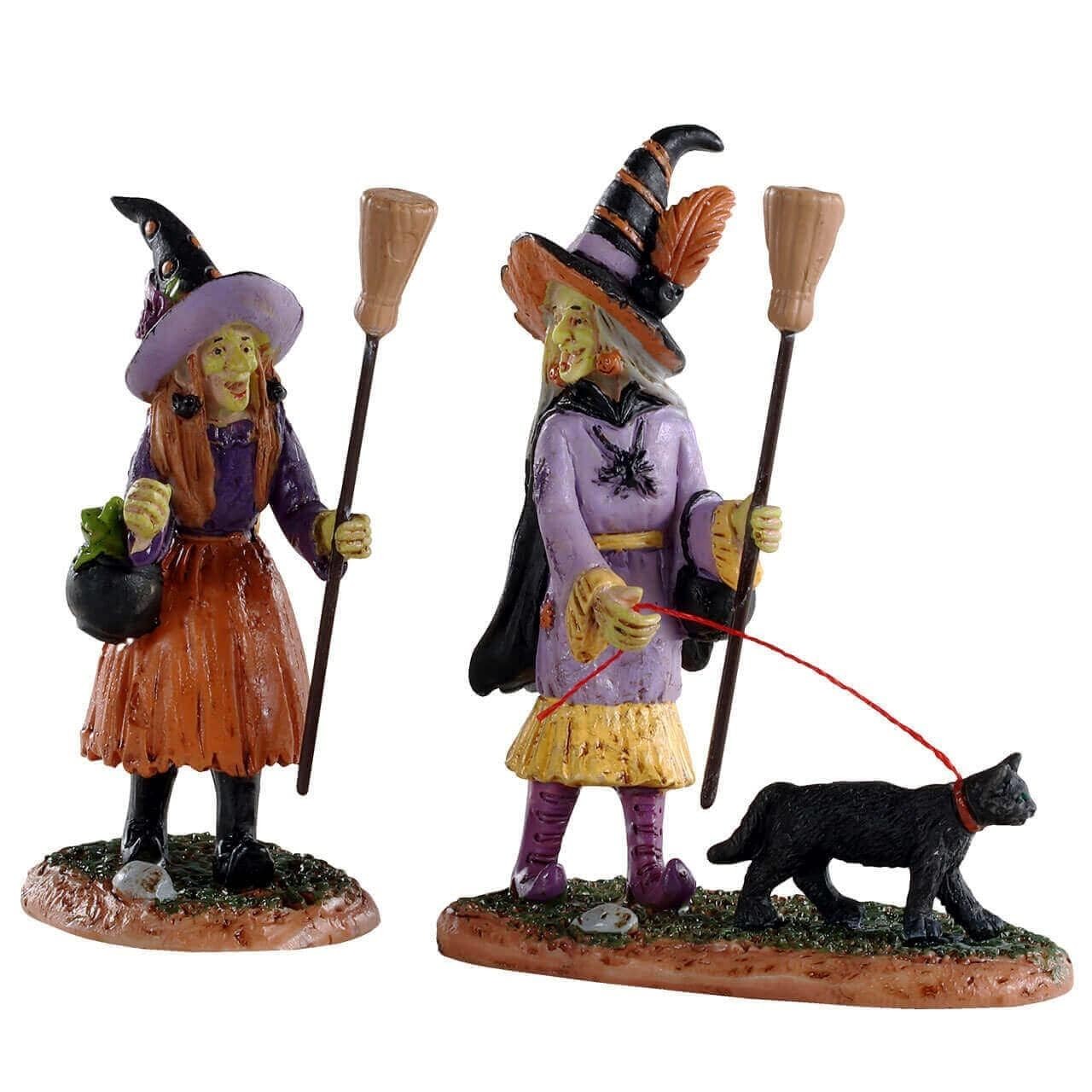 Lemax Spooky Town Figurine - Witches Night Out