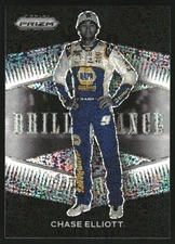 2022 Panini Prizm Brilliance Prizms White Sparkles #12 Chase Elliott
