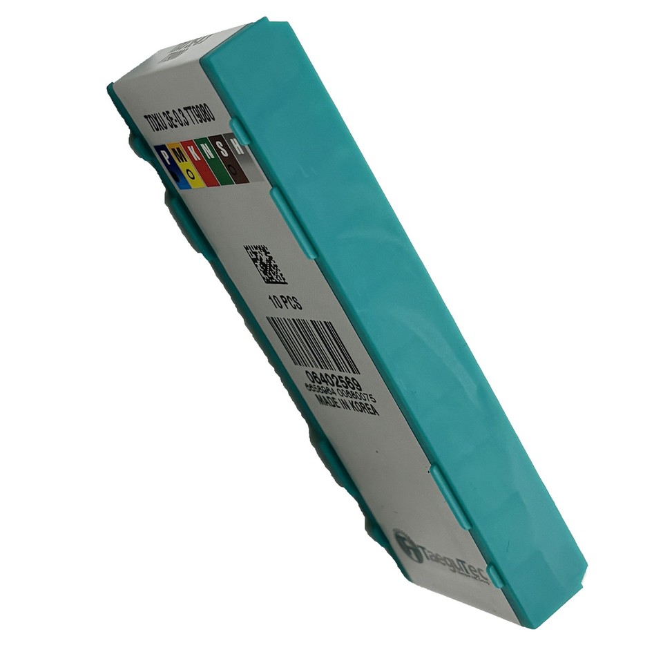Lot De 10 Plaquettes Carbone TaeguTec TDXU3E-0.3 TT9080 Pour Tour CNC - Origine Corée, Alliage Carbure Massif