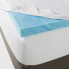Full 3" Cool Touch Gel Memory Foam Mattress Topper - Threshold: CertiPUR-US,