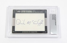 2012 Leaf Cut Signatures History of Baseball Edition Dick McAuliffe BGS Auto