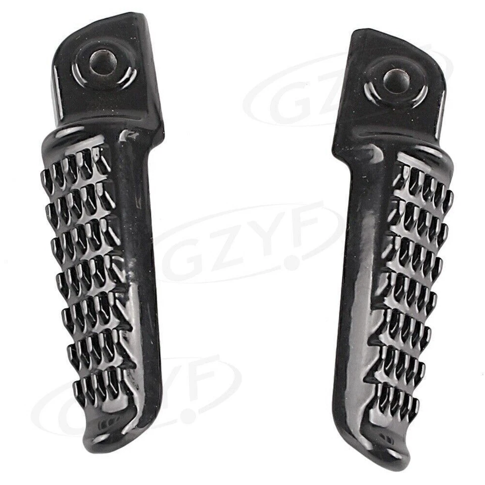 Motor Rear Passenger Foot Pegs Fits Kawasaki NINJA ZX6R ZX10R ZX12R ZX9R Black - Image 4 of 4
