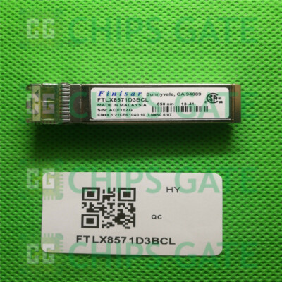 1PCS FTLX8571D3BCL FIBER MODULE Tx/Rx Optical Fiber 10300mbps 20-Pin SFP