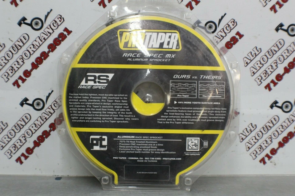 Piñón trasero Open Box Pro Taper MX negro 48T para Honda CRF250R/X 2004-2013 Foto 2 de 3