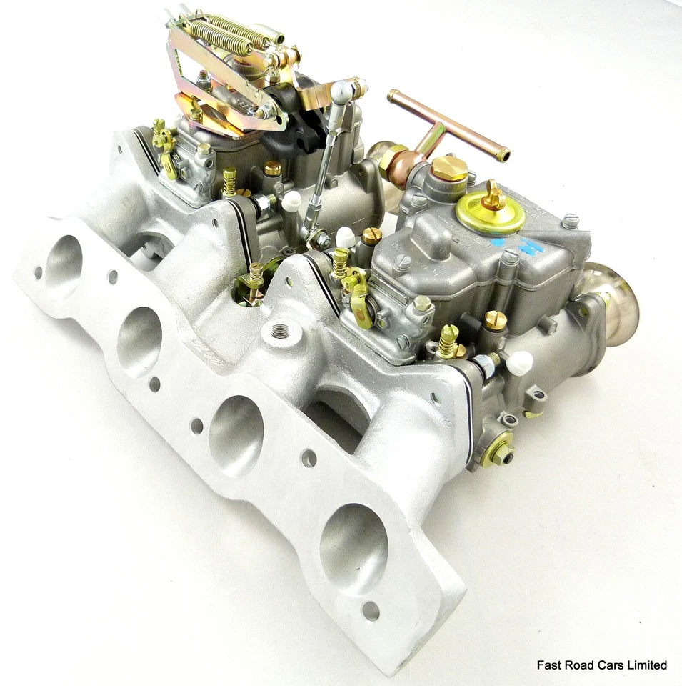 KIT CARBURADOR WEBER 40 DCOE 151 GENUINO ENSAMBLADO FIAT 124ST/125/131/132 TC Foto 3 de 4