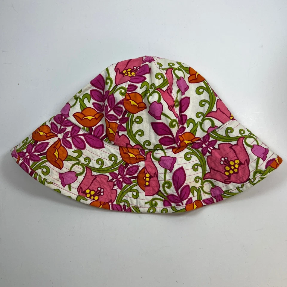 Sombrero de playa Vera Bradley Sun de gran tamaño floral colorido cubo campana de lilli Foto 3 de 4