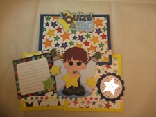 YOU'RE A STAR 3D PAPER PIECING SCRAPBOOK PAGE MAT SET